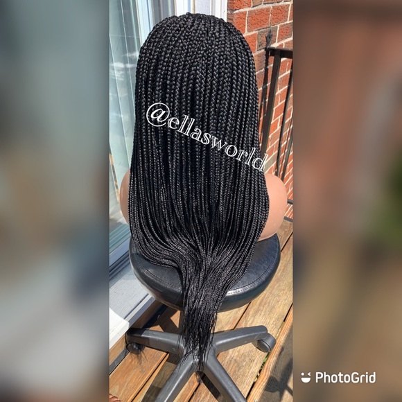 Ready to ship v-cut conrow wig